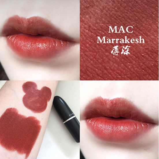 ค่าส่ง18ทั่วไทย-แบ่งขายลิปสติก-mac-lipstick-สี-marrakesh-ขนาด-0-25-g-แบ่งขายใส่กระปุก-แถมแปรงทาลิปฟรี-แท้100