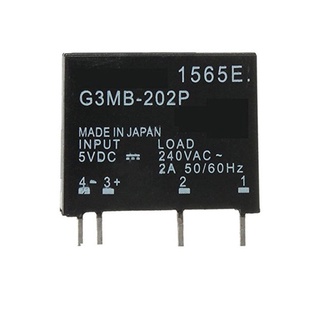 ภาพหน้าปกสินค้าG3MB-202P PCB Solid State Relay 2A 250V 3-5VDC Control SSR ที่เกี่ยวข้อง