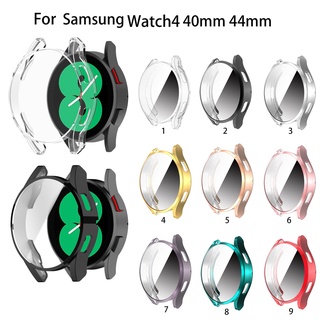 ภาพหน้าปกสินค้าTPU ชุบด้วยไฟฟ้าเคสฝาครอบป้องกันสำหรับ Samsung Galaxy Watch 4 40 มม 44 มม ตัวป้องกันกันชน ที่เกี่ยวข้อง