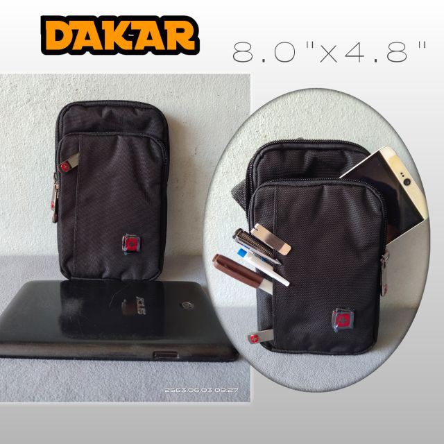 dakar-ขนาด-8-0-x4-8-กระเป๋าใส่โทรศัพท์-กระเป๋าใส่มือถือ-กระเป๋าเหน็บเอว-กระเป๋าอเนกประสงค์