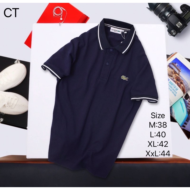 lc-lacoste-เสื้อโปโลแขนสั้นแท้