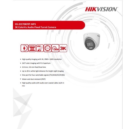 กล้องวงจรปิด-hikvision-colorvu-5mp-รุ่น-ds-2ce70kf0t-mfs-3-6mm-1ตัว