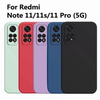 Redmi Note11S(พร้อมส่งในไทย)เคสTPU​นิ่ม​สีพาสเทลคลุมกล้องXiaomi Redmi Note11Pro/Redmi Note11 4G/Redmi Note11S 4Gตรงรุ่น