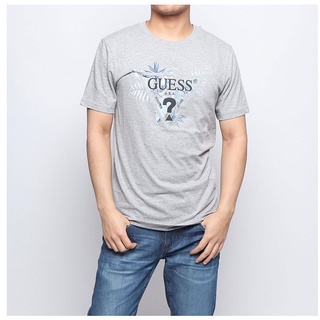 [100% Cotton] เสื้อยืดแขนสั้น ผ้าฝ้าย พิมพ์ลาย Guess แฟชั่นฤดูใบไม้ผลิ สําหรับผู้ชาย