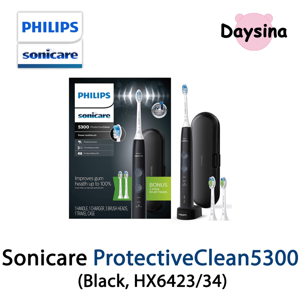 Philips Sonicare 5300 ProtectiveClean, Rechargeable Electric Power