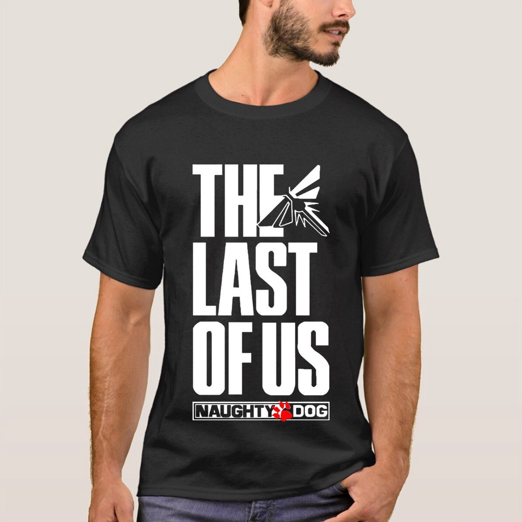 เสื้อยืดโอเวอร์ไซส์พร้อมส่ง-เสื้อยืดแขนสั้น-พิมพ์ลายโลโก้-the-last-of-us-part-ii-หลากสี-แฟชั่นฤดูร้อน-สําหรับผู้ชาย-และผ