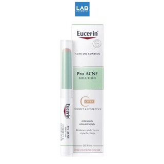 สินค้า Eucerin Pro Acne Solution Correct & Cover Stick 2g. - ดินสอแต้มสิว พร้อมการปกปิด