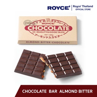 สินค้า ROYCE\' Chocolate Bar Almond Bitter ช็อกโกแลต บาร์ อัลมอนด์ บิตเตอร์