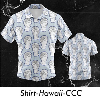 Bayza Style เสื้อฮาวาย เสื้อไปทะเล เสื้อสาวอวบ เสื้อoversize เชิ้ตแฟชั่น รอบอก 38-52 ใส่ได้ทั้งชาย-หญิง แบบ CCC