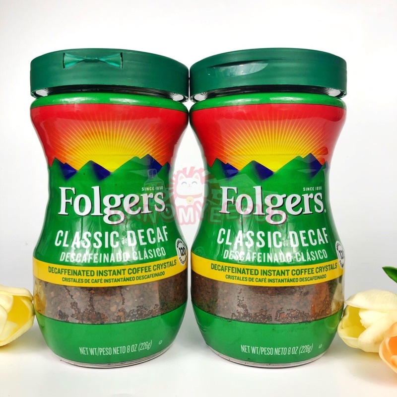 พร้อมส่ง-นำเข้าจากอเมริกา-folgers-instant-coffee-crystals-กลิ่นหอมเป็นพิเศษและรสชาติที่นุ่มละมุน