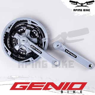 Crank Genio GR 104 เกียร์จักรยาน 3 ความเร็ว 48T 38T 28T