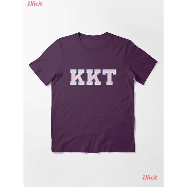 illicit-เสื้อยืดลำลอง-kappa-kappa-tau-kkt-sorority-logo-essential-t-shirt-popular-t-shirts