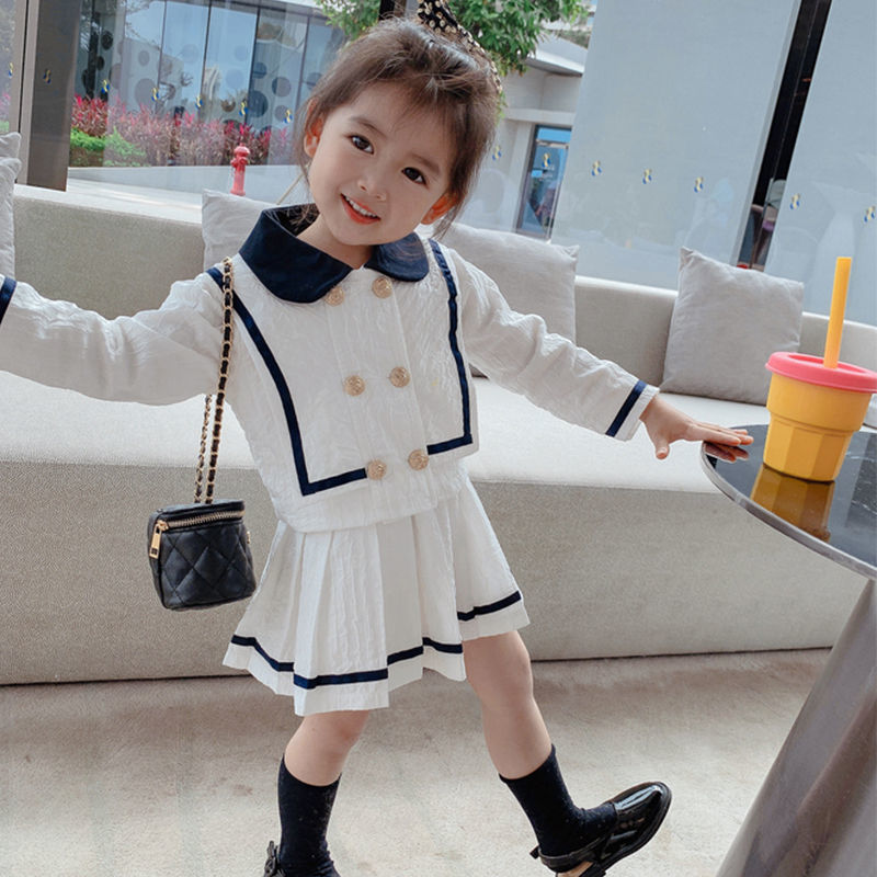 ชุดเด็กผู้หญิง-ฤดูใบไม้ผลิสไตล์ใหม่ชุดเจ้าหญิงเกาหลีชุดเด็ก