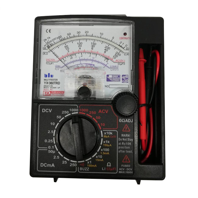 BLU มัลติมิเตอร์ YX-360TRD แบตเตอรี่ภายใน(R6(IEC) | Shopee Thailand