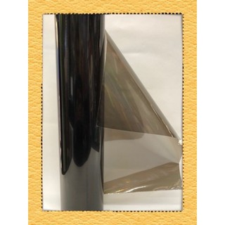 ภาพหน้าปกสินค้าฟิล์มสติ๊กเกอร์ติดโคมไฟ ฟิล์ม3ชั้น  สีดำชา 40cm x 100cm ที่เกี่ยวข้อง