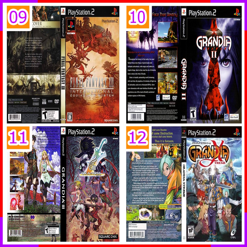 แผ่นเกมส์-ps2-รวมเกมส์ภาษา-rpg-vol-01