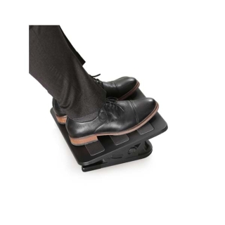 Mountain ที่พักเท้า ที่วางเท้า แท่นวางเท้า ที่วางเท้าเพื่อสุขภาพ ปรับระดับได้ รุ่น Footrest-01 สีดำ