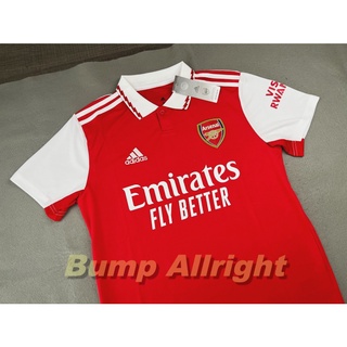 New 2022 !! : เสื้อทีม อาเซน่อล เหย้า Arsenal Home 2022 สีแดง สุดเท่ห์ !!