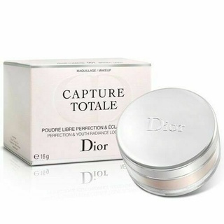 สินค้า Dior Capture Totale Perfection & Youth Radiance Loose Powder 16g แป้งฝุ่นโปร่งแสง #001 Bright Light Exp 2024