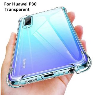 เคสใส ซิลิโคน Huawei P30 ขอบนูน bumper case หลังแข็ง ขอบยกสูงกว่ากล้อง