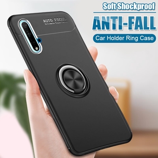 OPPO A12 A31 A91 A92 A92S A5 A9 2020 A3S A5S F7 F9 F11 Pro เคสโทรศัพท์มือถือพร้อมแหวนขาตั้งแม่เหล็ก 360 องศา