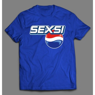 เสื้อยืด คอกลม พิมพ์ลาย Sexis Soda Drink Parody Mashup ลดราคา