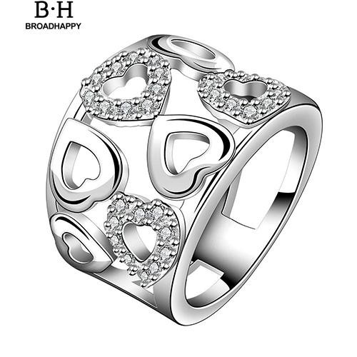 broadhappy-ผู้หญิง-925-ชุบเงิน-r-hinestone-กว้างคลัสเตอร์แหวนกลวง-แหวนเกลี้ยง