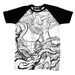 เสื้อยืด แขนสั้น แชปเตอร์วัน ยามิ ลาย ฟูจิน ผ้านิ่ม / Fujin The wind God Yami Chapter One T-shirt