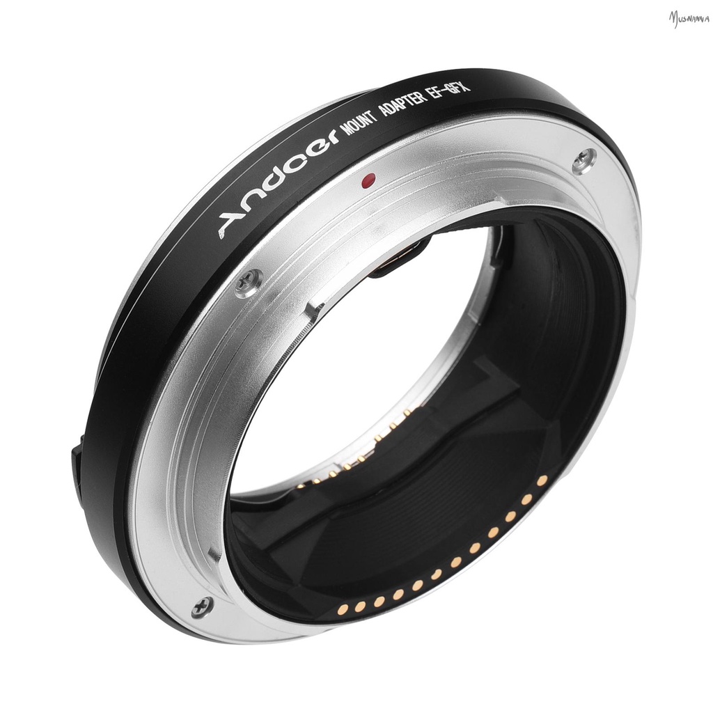 ภาพสินค้าAndoer EF-GFX Camera Lens Adapter Ring Auto Focus Replacement for EF-mount Lens to FujiFilm GFX-mount MED-format Cameras GFX100 GFX50S GFX50R จากร้าน muswanna.th บน Shopee ภาพที่ 3