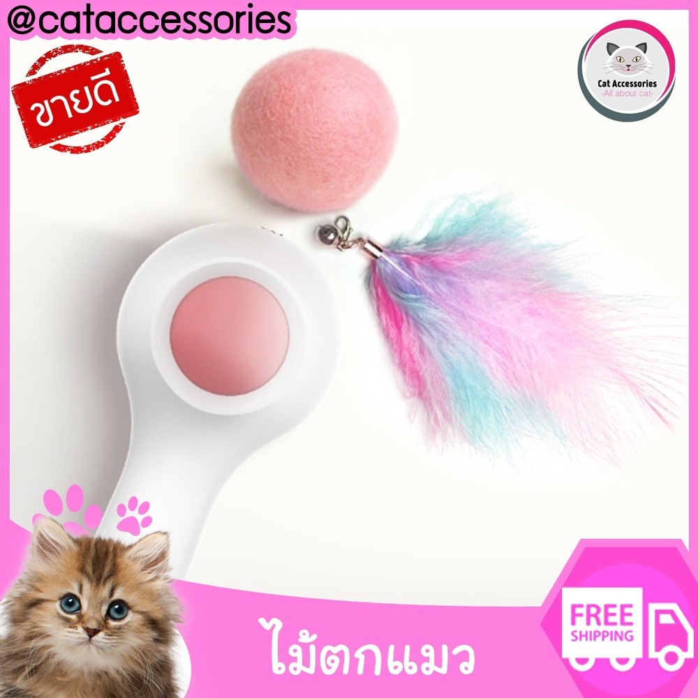 cat-accessories-ของเล่นแมว-เชือกตกแมว-ของเล่นแมวที่เจ้าของเล่นกับแมวได้ง่ายมาก