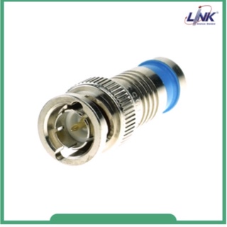 Link UC-0046 BNC PLUG RG 6 , COMPRESSION Type คีมอัดกันน้ำเข้า TC-2315 หรือ UC-8289 รหัสสินค้า UC-0046