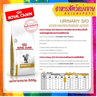 (พร้อมส่ง) Royal Canin Urinary S/O แบ่งขายสำหรับแมวเป็นนิ่ว