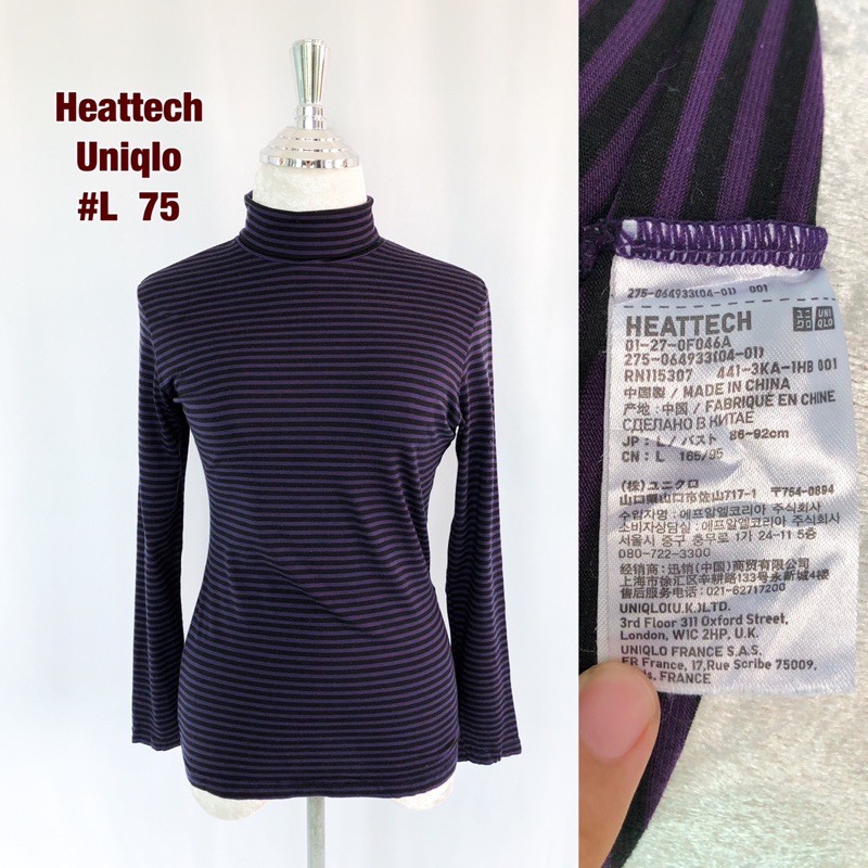 เสื้อคอเต่า-heattech-uniqlo-l-เสื้อคอเต่าฮีทเทคลายทาง