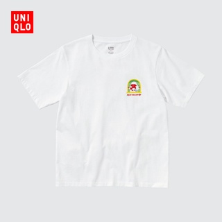 SANRIO Uniqlo เสื้อยืดแขนสั้น พิมพ์ลายตัวการ์ตูน UT สําหรับผู้หญิง (UT) 443945ยืด.สบาย.รัก