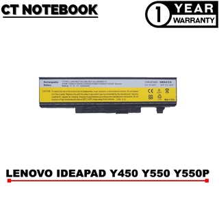 BATTERY LENOVO IDEAPAD Y450 Y450A Y450G Y550 Y550A Y550G / แบตเตอรี่โน๊ตบุ๊ค LENOVO ประกัน 1 ปี พร้อมส่ง