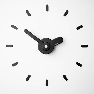 นาฬิกา On-Time V1M: Black สีดำ-ไม่มีเข็มวินาที48-60 เซน Wall Clock DIY นาฬิกาแขวนผนัง ติดผนังไม่เจาะผนัง เข็มนาฬิกาใหญ่