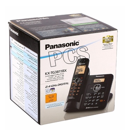 ภาพหน้าปกสินค้าKX-TG3811BX /SX โทรศัพท์ไร้สายสีดำ 2.4 Ghz. ขยายเครื่องลูกได้ 6 เครื่อง, Caller ID Panasonic เครื่องโทรศัพท์ไร้สาย จากร้าน pcssolution บน Shopee