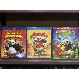 Blu-ray แผ่นแท้ เรื่อง Kung fu Panda ครบ 3 ภาค เสียงไทย บรรยายไทย