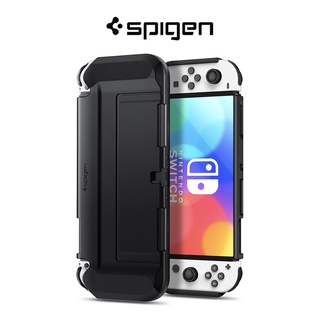 Spigen Nintendo Switch OLED เคส แบบบาง พร้อมขาตั้ง บาง พอดี เคสป้องกัน Nintendo Switch OLED Cover