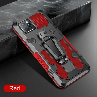 Casing Xiaomi Redmi Note 9s 9 Pro 10X 8 7 6 5 5A Mecha Armor Vehicle Magnetic Anti-Fall Stand Sports Shockproof Hard Men Case