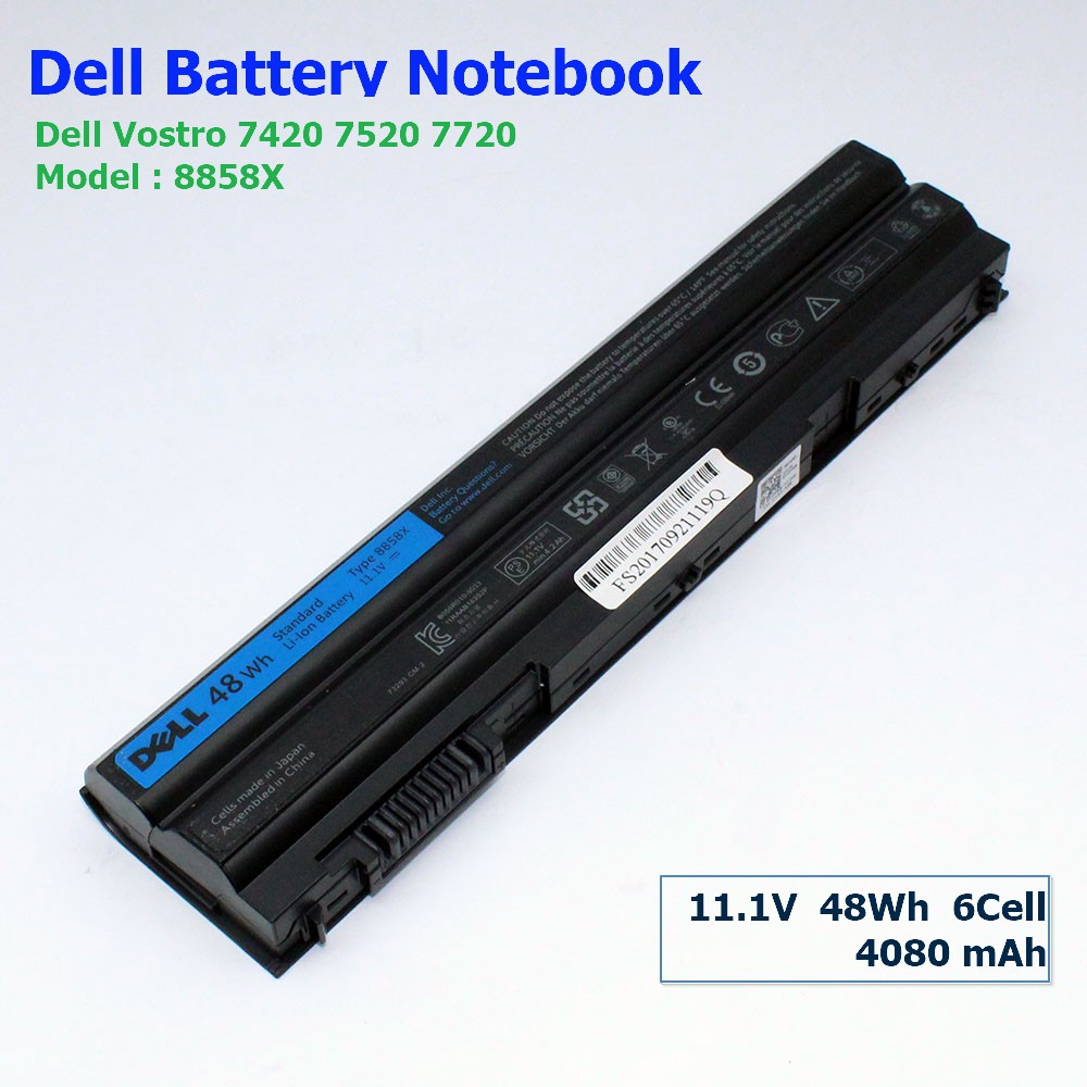 6GTPY Battery Dell Vostro 7500 ของแท้ 97Whr รับประกันศูนย์ Dell