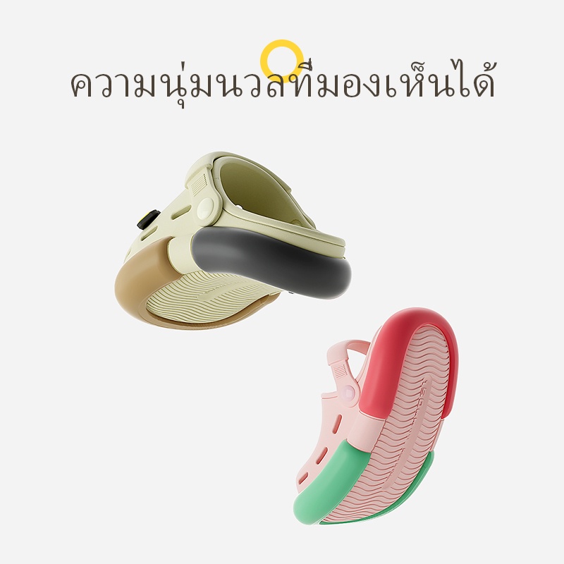 cheerfulmario-รองเท้าแตะยี่ห้อรุ่น-2022-สำหรับเด็กผู้หญิงผลิตจากวัสดุคุณภาพดีให้สัมผัส-ที่นุ่มสบายเหมาะสำหรับเด็กอายุ-3-ปีขึ้นไปสีน้ำเงิน