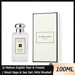 🔥Hot Sale Jo Malone English Pear &amp; Freesia  / Wood Sage &amp; Sea Salt /Wild Bluebell /  100ML   💯 %แท้/กล่องซีล