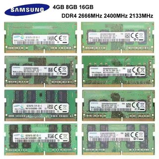 ภาพหน้าปกสินค้าSAMSUNG สมุดโน๊ตบุ๊คหน่วยความจํา 4Gb 8Gb 16Gb PC4-2666V 2400T 2133P 3200AA Ddr4-2400Mhz 2666Mhz 2133Mhz 3200Mhz 1.2V 260Pin SODIMM Laptop Memory RAM(SODIMMแรมหน่วยความจำแล็ปท็อป) ที่เกี่ยวข้อง
