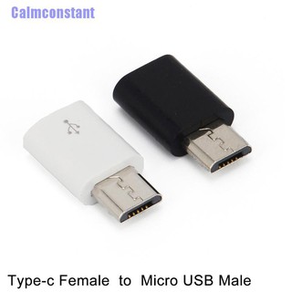 Calmconstant อุปกรณ์เชื่อมต่อ Usb-C Type C Female To Micro Usb Male