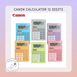 Canon Calculator AS-120V Desktop 12 Digits // แคนนอน เครื่องคิดเลข รุ่น AS-120V หน้าจอตัวเลข 12 หลัก