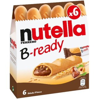 (B 6) Nutella.B 🥖นูเทลล่าบี🥖6ชิ่น=กล่อง.เวเฟอร์สอดใส่​ ช็อคแลตแท้นูเทลล่า