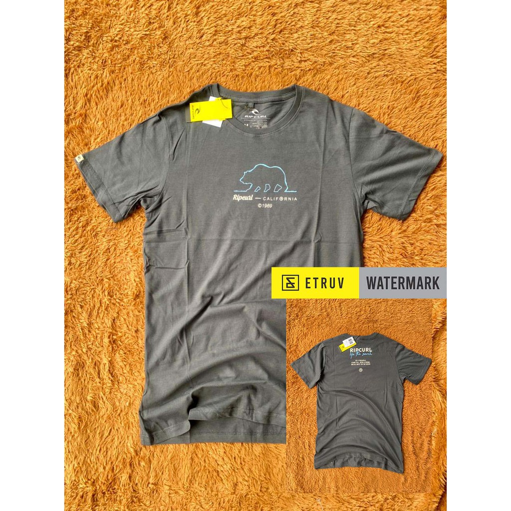 ripcurl-เสื้อยืดพิมพ์ลาย-surfing-and-skates-สําหรับผู้ชายและผู้หญิง