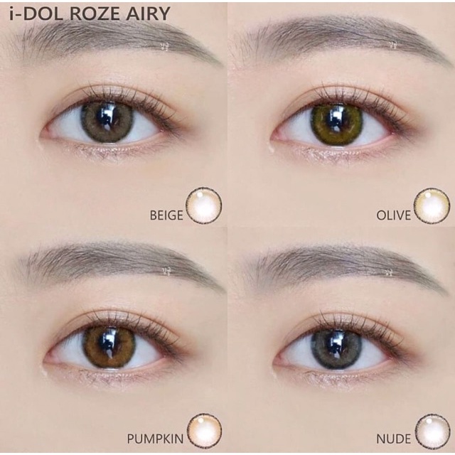 แยก-1-ชิ้น-คอนแทคเลนส์รายเดือน-รายปี-idollens-roze-airy-canna-roze-เกาหลี-มีค่าสายตา