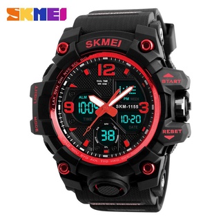 SKMEI Sport Watch Men Digital Chronograph Alarm Clock Watches 5Bar Watwrproof Dual Display Wristwatches relogio masculin